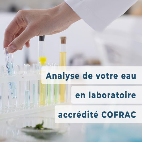 Analyse d'eau en laboratoire certifié COFRAC