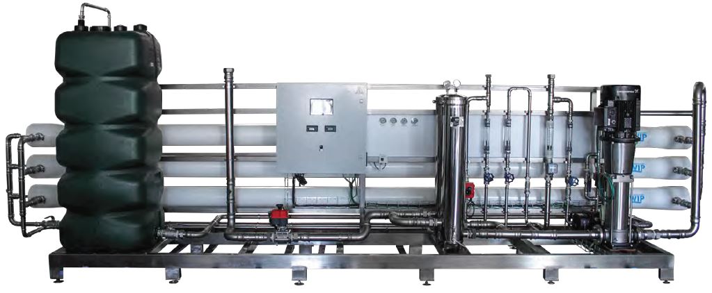 Osmoseur industriel pour eaux claires jusqu'à 10 000 PPM